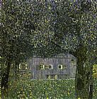 Farmhouse in Upper Austria by Gustav Klimt